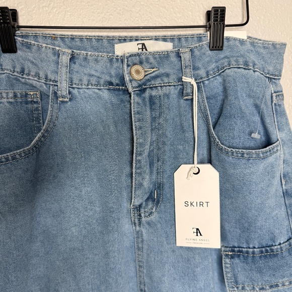 NWT Flying Angel Cargo Front Slit design Skirt 11/30 - Picture 4 of 8